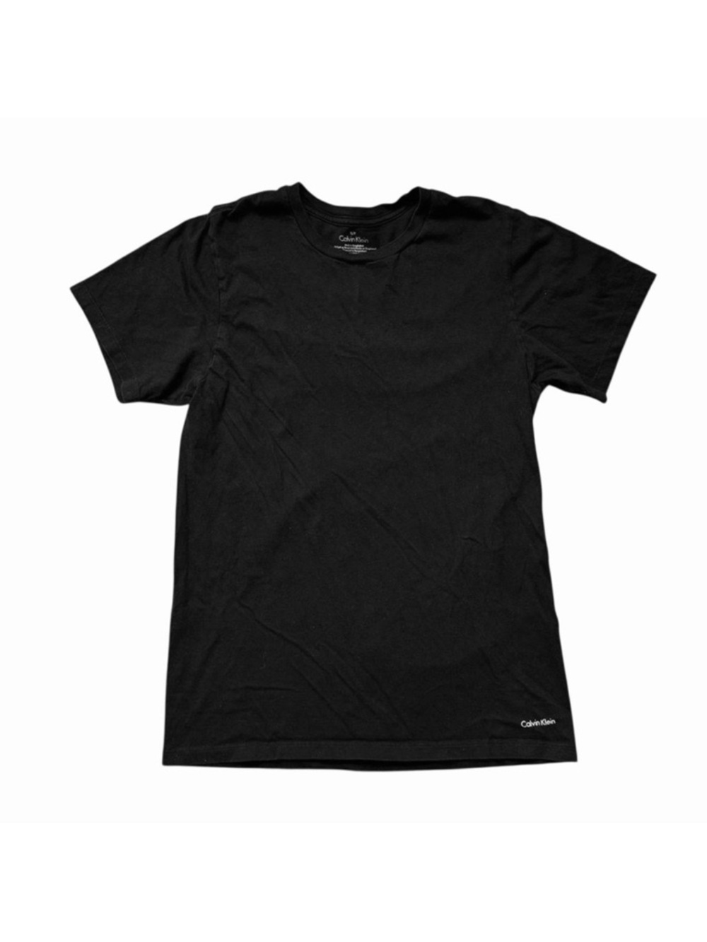 Calvin Klein Men's Black Crewneck Short Sleeve T-Shirt Size Small